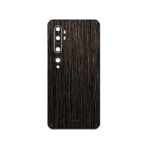 MAHOOT Dark-Gold-Stripes-Wood Cover Sticker for Xiaomi Mi Note 10