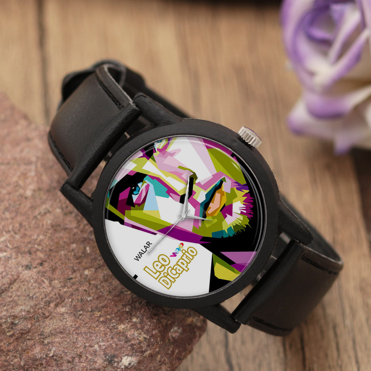 ساعت مچی عقربه ای والار طرح لئوناردو دیکاپریو کد LF2427