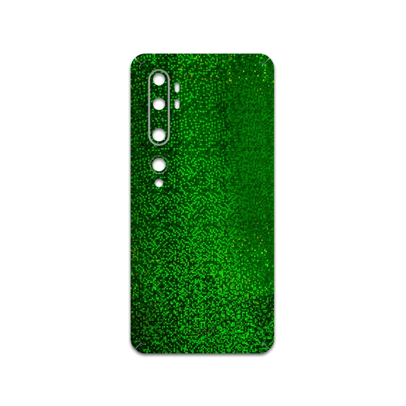 برچسب پوششی ماهوت مدل Green-Holographic مناسب برای گوشی موبایل شیائومی Mi Note 10