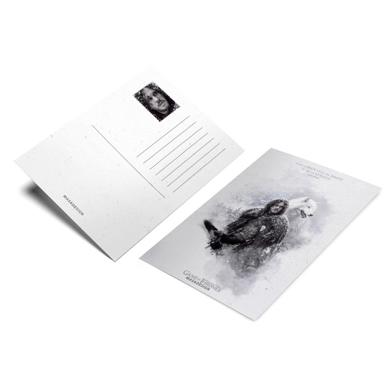 کارت پستال ماسا دیزاین طرح GAME OF THRONES کد postv230