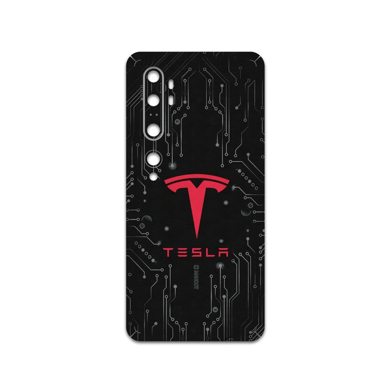 برچسب پوششی ماهوت مدل TESLA-Motors مناسب برای گوشی موبایل شیائومی Mi Note 10