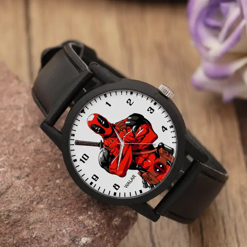 ساعت مچی عقربه ای والار طرح ددپول کد LF2467