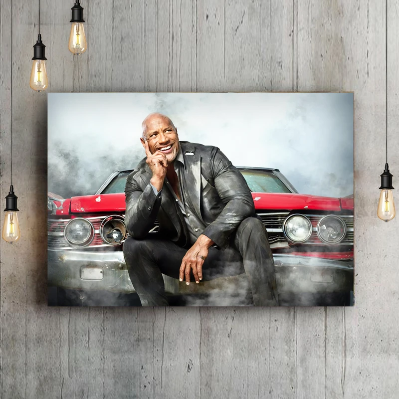 تابلو شاسی طرح دواین جانسون راک کد bulud-fl221