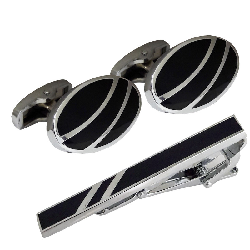 ست دکمه سر دست و گیره کراوات مردانه کد ۱۵