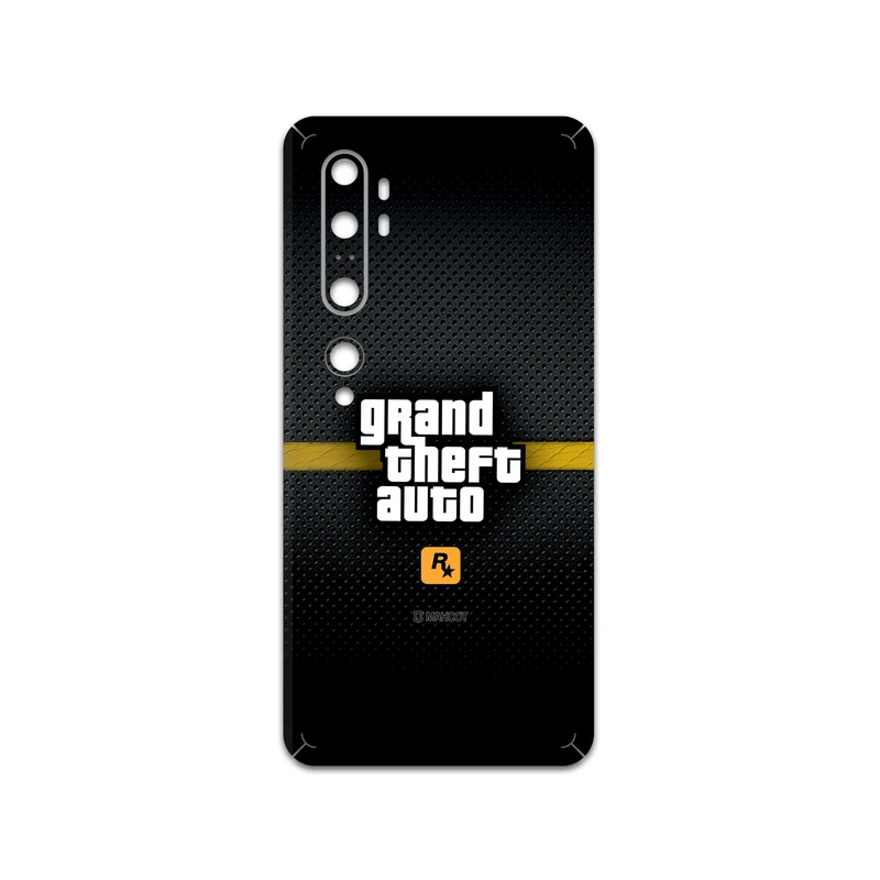 برچسب پوششی ماهوت مدل GTA-Game مناسب برای گوشی موبایل شیائومی Mi Note 10