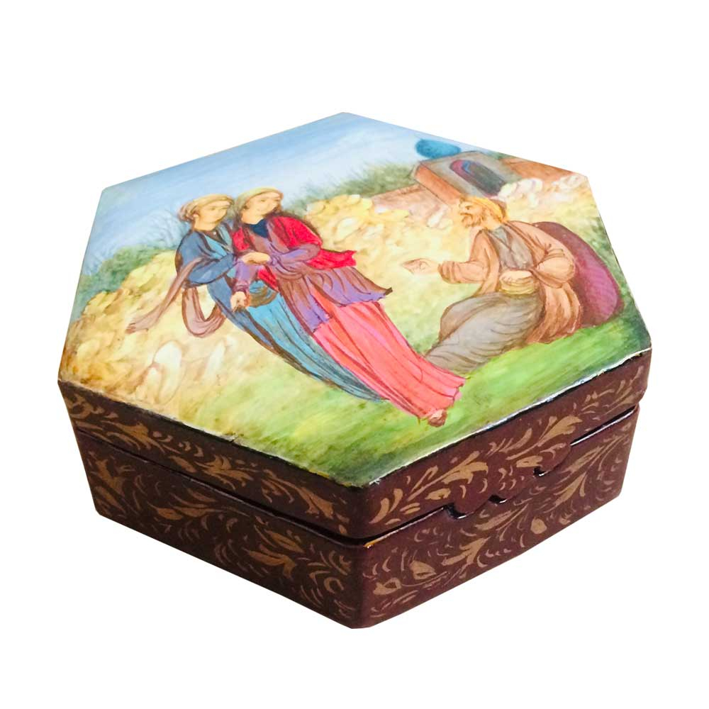 جعبه هدیه طرح لیلی و مجنون کد B 208