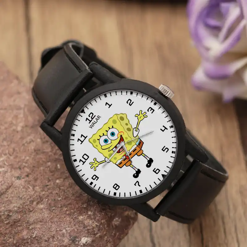 ساعت مچی عقربه ای والار طرح باب اسفنجی کد LF2496