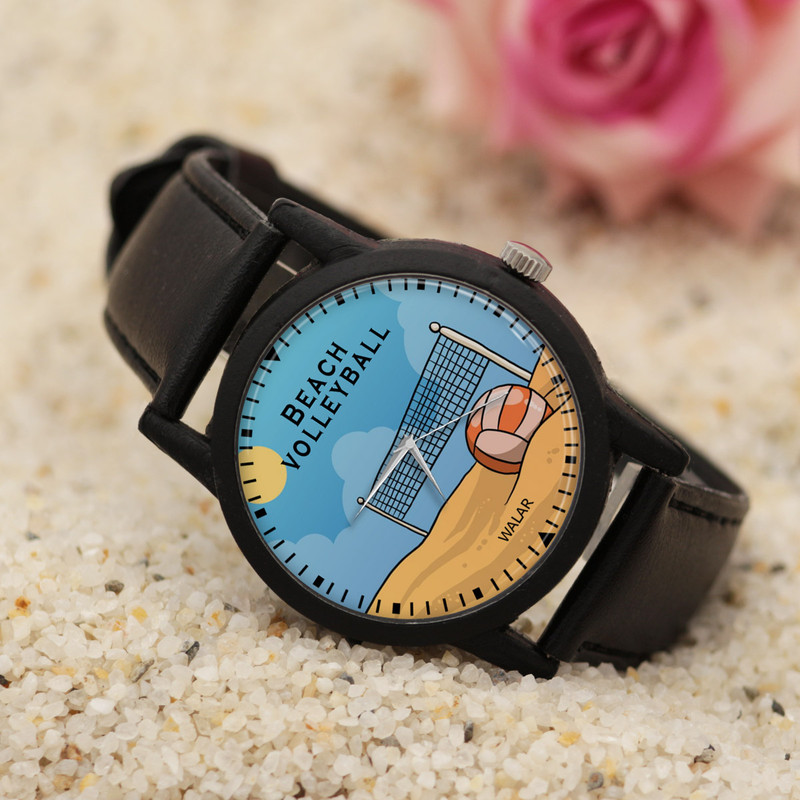 ساعت مچی عقربه ای والار طرح والیبال ساحلی کد LF2498 ساعت مچی عقربه ای والار طرح والیبال ساحلی کد LF2498