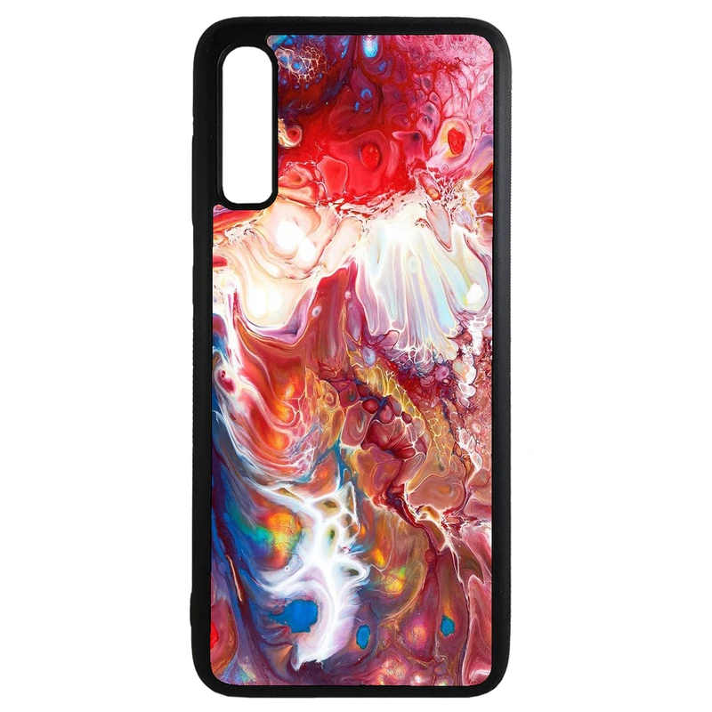 کاور طرح رنگارنگ کد 11050646 مناسب برای گوشی موبایل سامسونگ galaxy a50