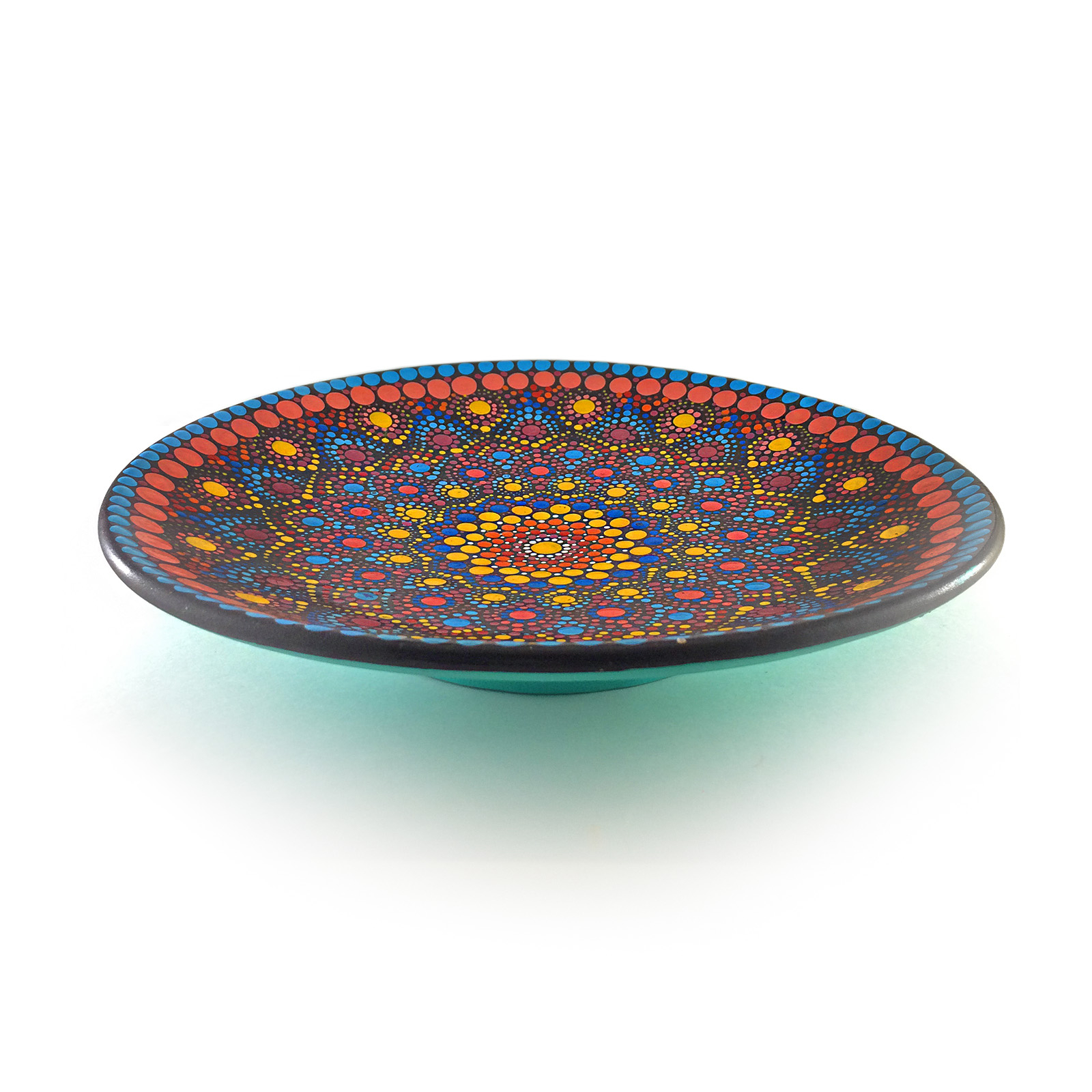 بشقاب دیوارکوب سفالی کد SN1103