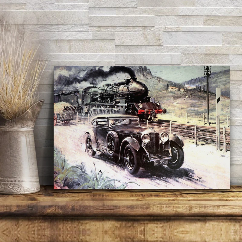 تابلو شاسی طرح ماشین کلاسیک کد bulud-tr204