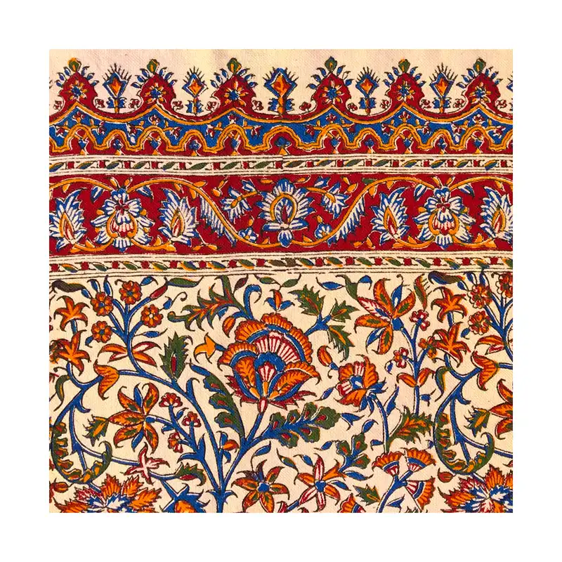 سفره قلمکار عطریان طرح گل و مرغ کد G379