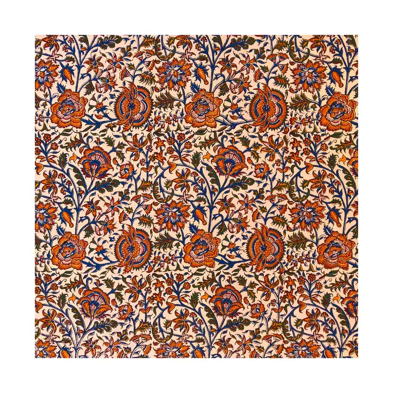 سفره قلمکار عطریان طرح گل و مرغ کد G379