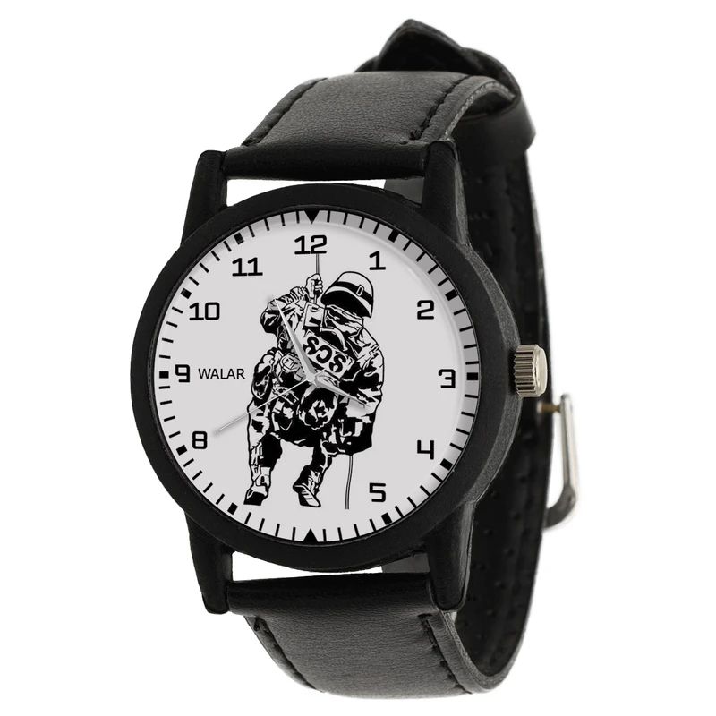 ساعت مچی عقربه ای مردانه والار طرح پلیس کد LF2506