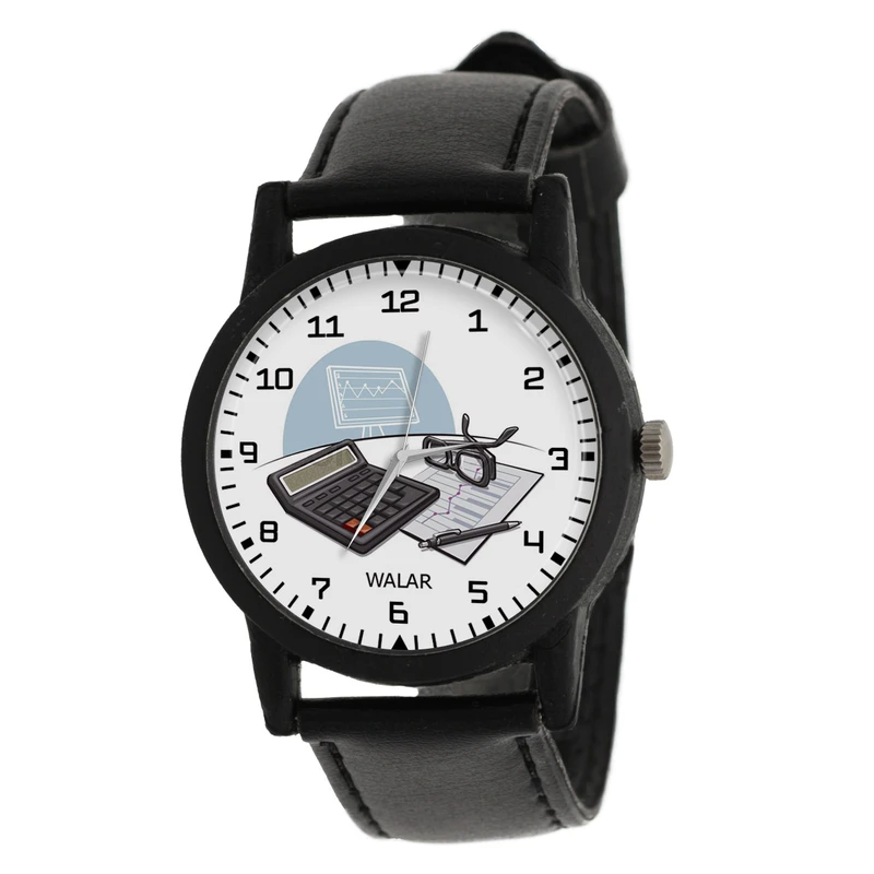 ساعت مچی عقربه ای والار طرح حسابداری کد LF2542