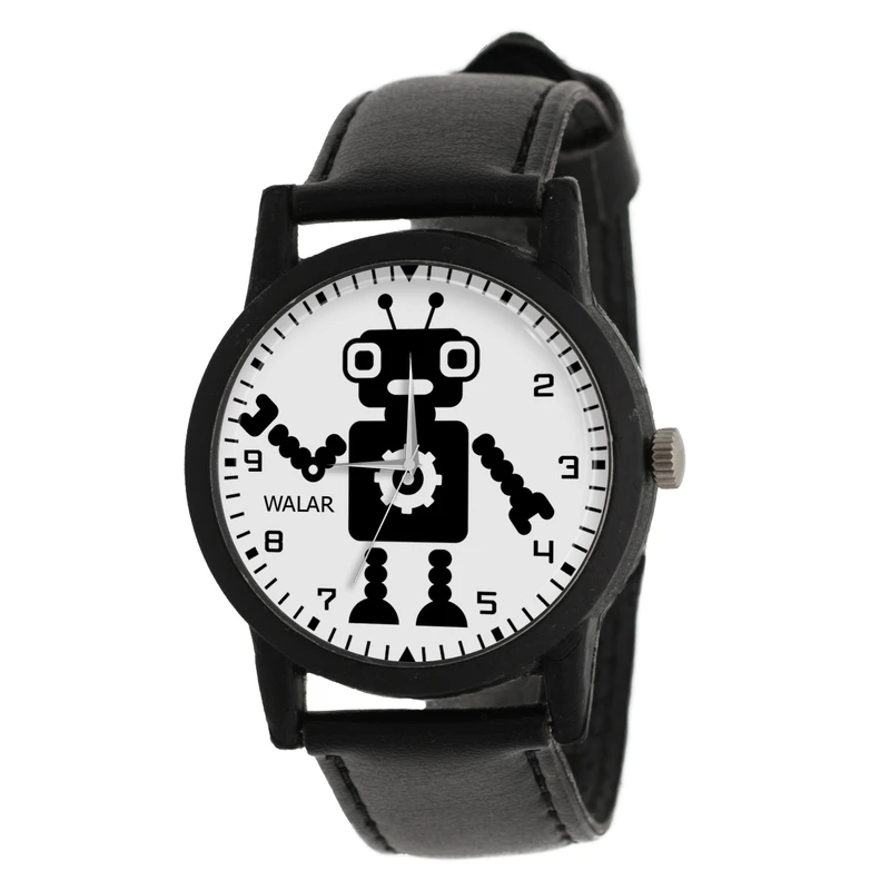 ساعت مچی عقربه ای والار طرح رباتیک کد LF2563