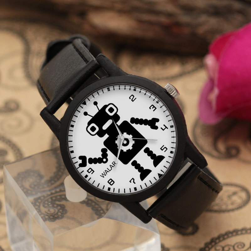 ساعت مچی عقربه ای والار طرح رباتیک کد LF2563