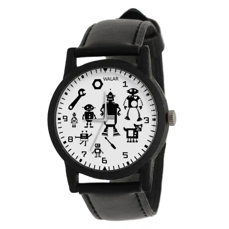 ساعت مچی عقربه ای والار طرح رباتیک کد LF2569