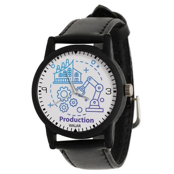 ساعت مچی عقربه ای زنانه و مردانه والار طرح مهندسی صنایع کد LF2579