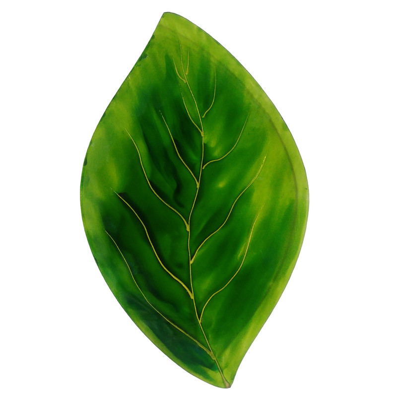بشقاب طرح برگ کد 01