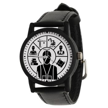 ساعت مچی عقربه ای والار طرح مهندسی عمران کد LF2593