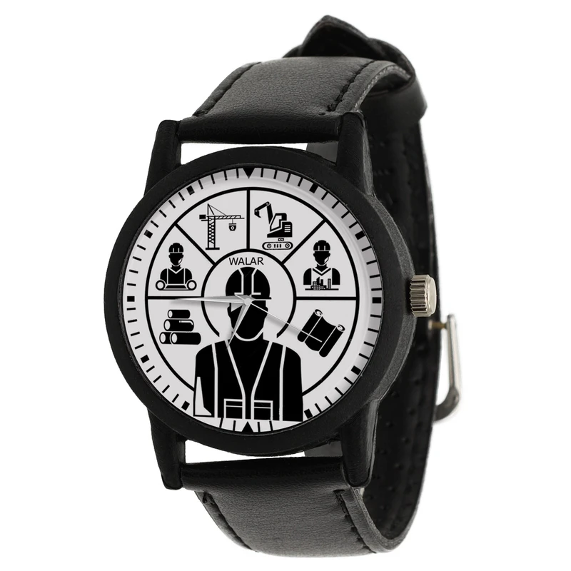 ساعت مچی عقربه ای والار طرح مهندسی عمران کد LF2593