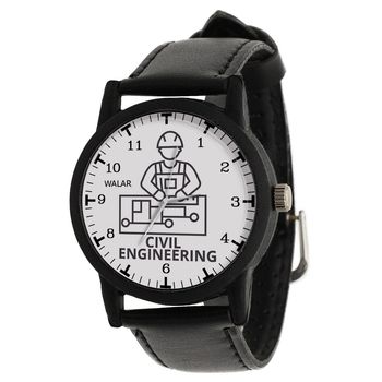 ساعت مچی عقربه ای والار طرح مهندسی عمران کد LF2596