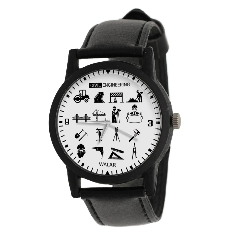 ساعت مچی عقربه ای والار طرح مهندسی عمران کد LF2600