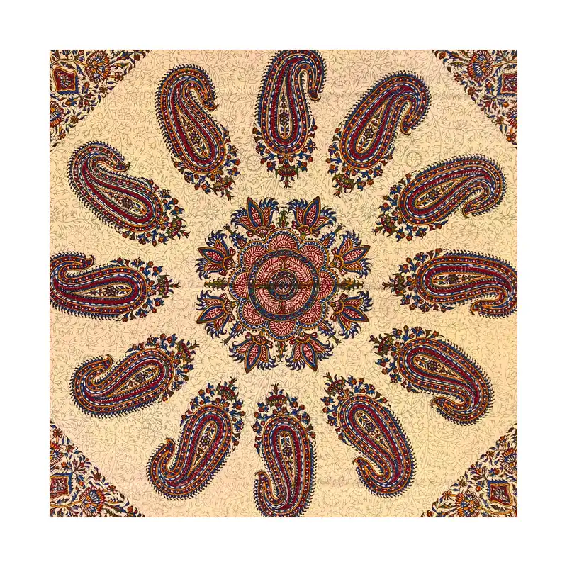 سفره قلمکار عطریان طرح بته جقه کد G380