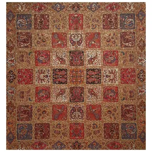 رومیزی ترمه مدل خشتی کد TRM12