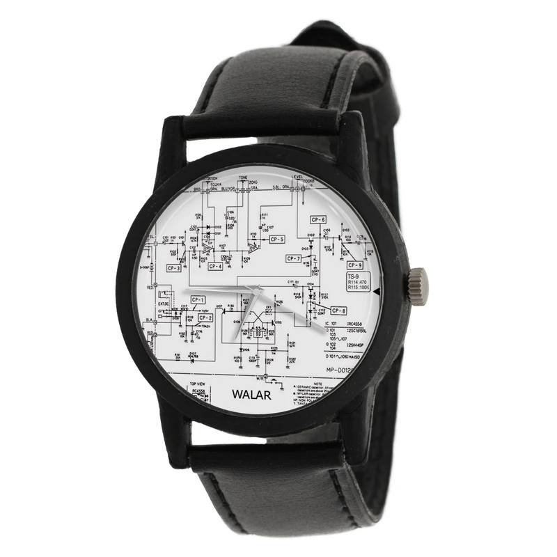 ساعت مچی عقربه ای والار طرح مدار الکتریکی کد LF2607