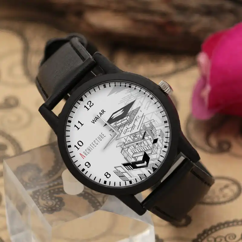 ساعت مچی عقربه ای والار طرح معماری کد LF2617