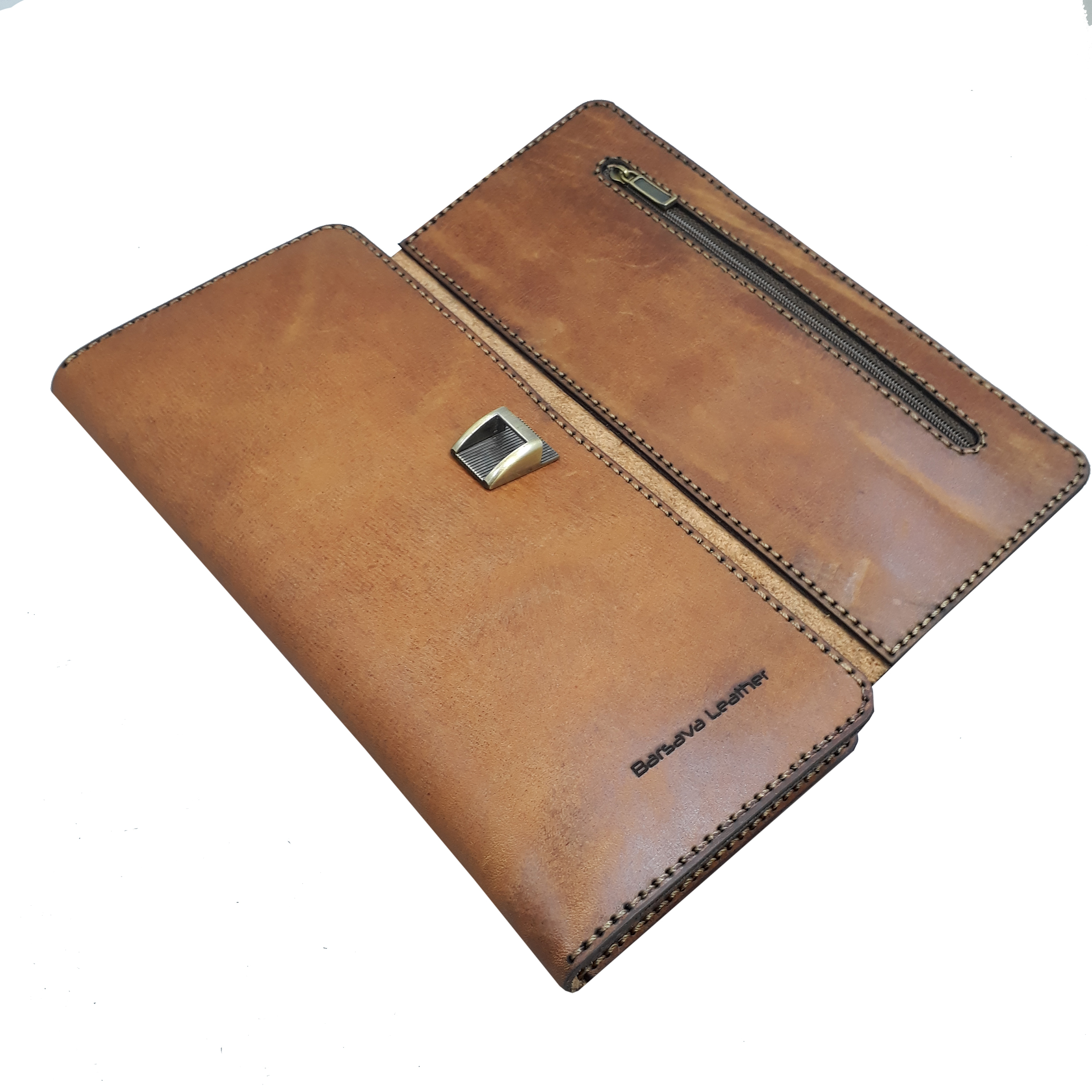 کیف دسته چک مردانه چرم بارثاوا کد 1504k