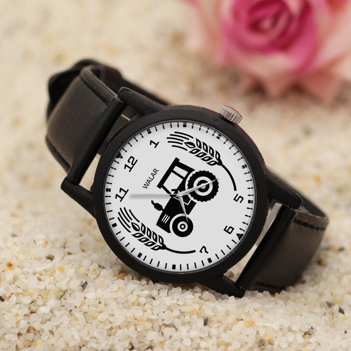 ساعت مچی عقربه ای والار طرح کشاورزی کد LF2624