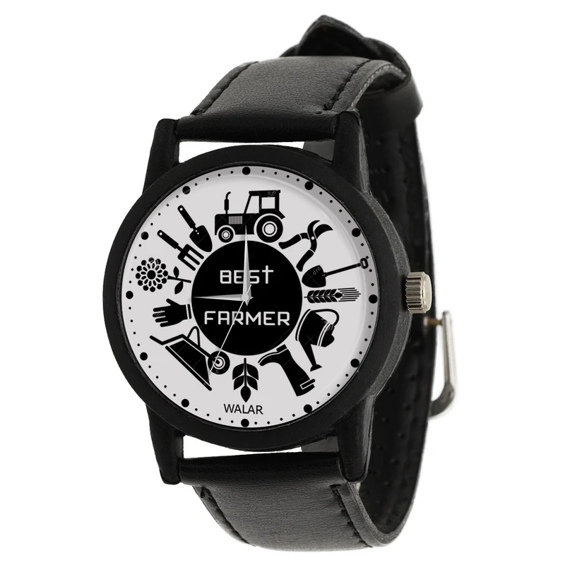 ساعت مچی عقربه ای والار طرح کشاورز کد LF2625