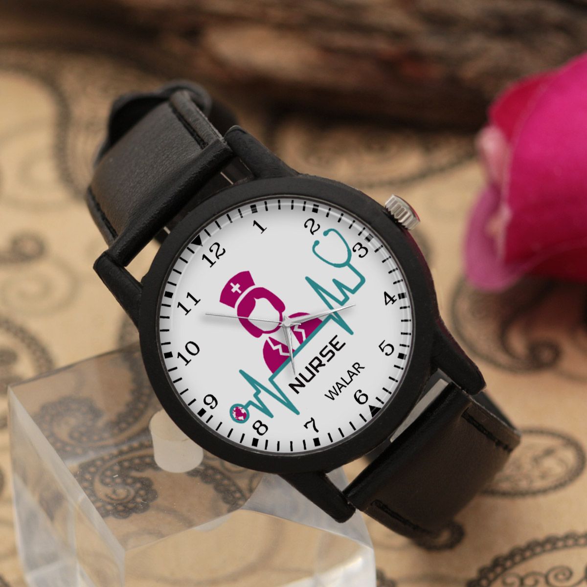 ساعت مچی عقربه ای زنانه والار طرح پرستار کد LF2627 -  - 2