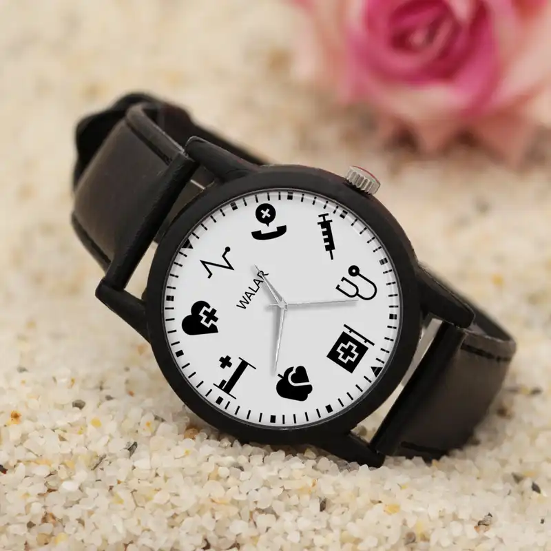 ساعت مچی عقربه ای والار طرح پرستاری کد LF2630