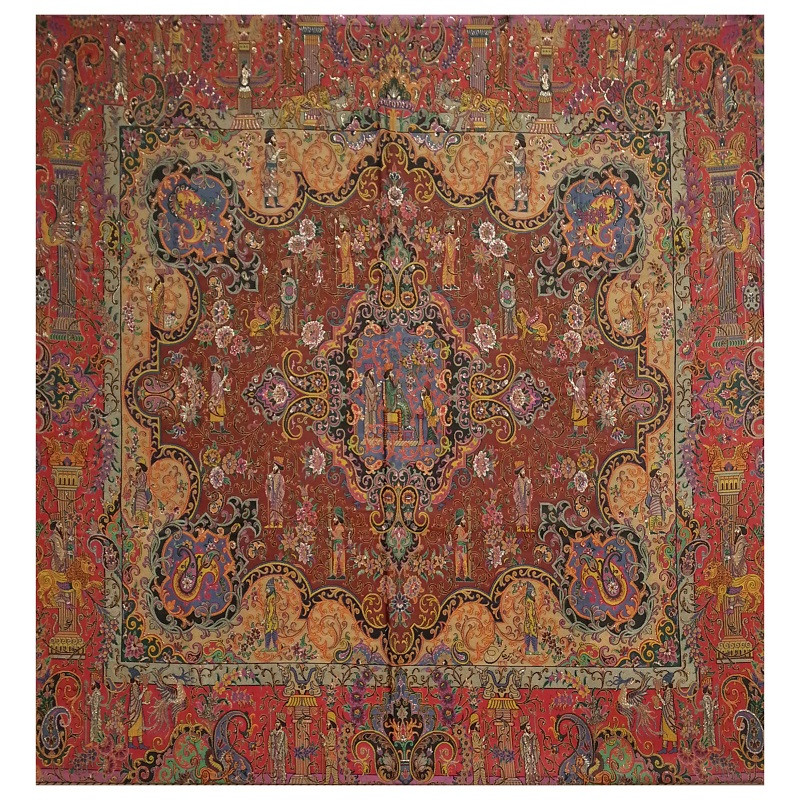 رومیزی ترمه مدل کوروش کد TRM19