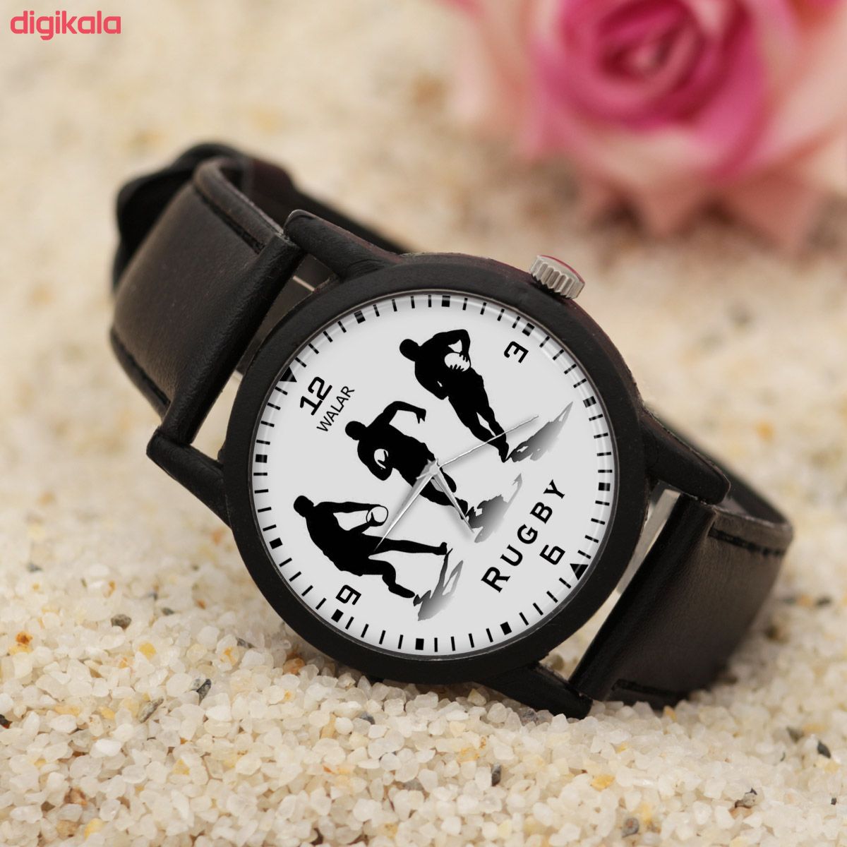 ساعت مچی عقربه ای مردانه والار طرح راگبی کد LF2643