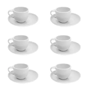 سرویس قهوه خوری 12 پارچه وان کافی مدل بارکا وایت کد JX002-70-W