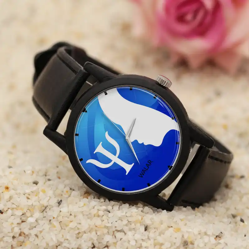 ساعت مچی عقربه ای والار طرح نماد روانشناسی کد LF2656