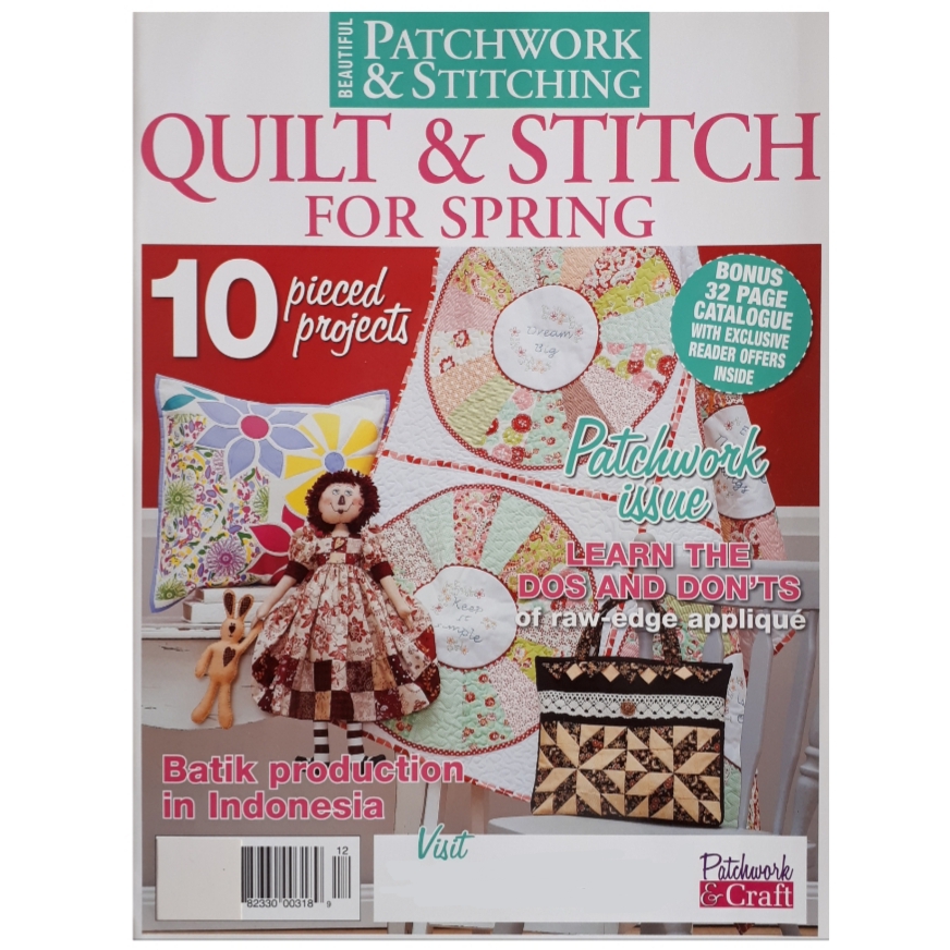 مجله Quilt and Stitch for Spring جولاي 2020