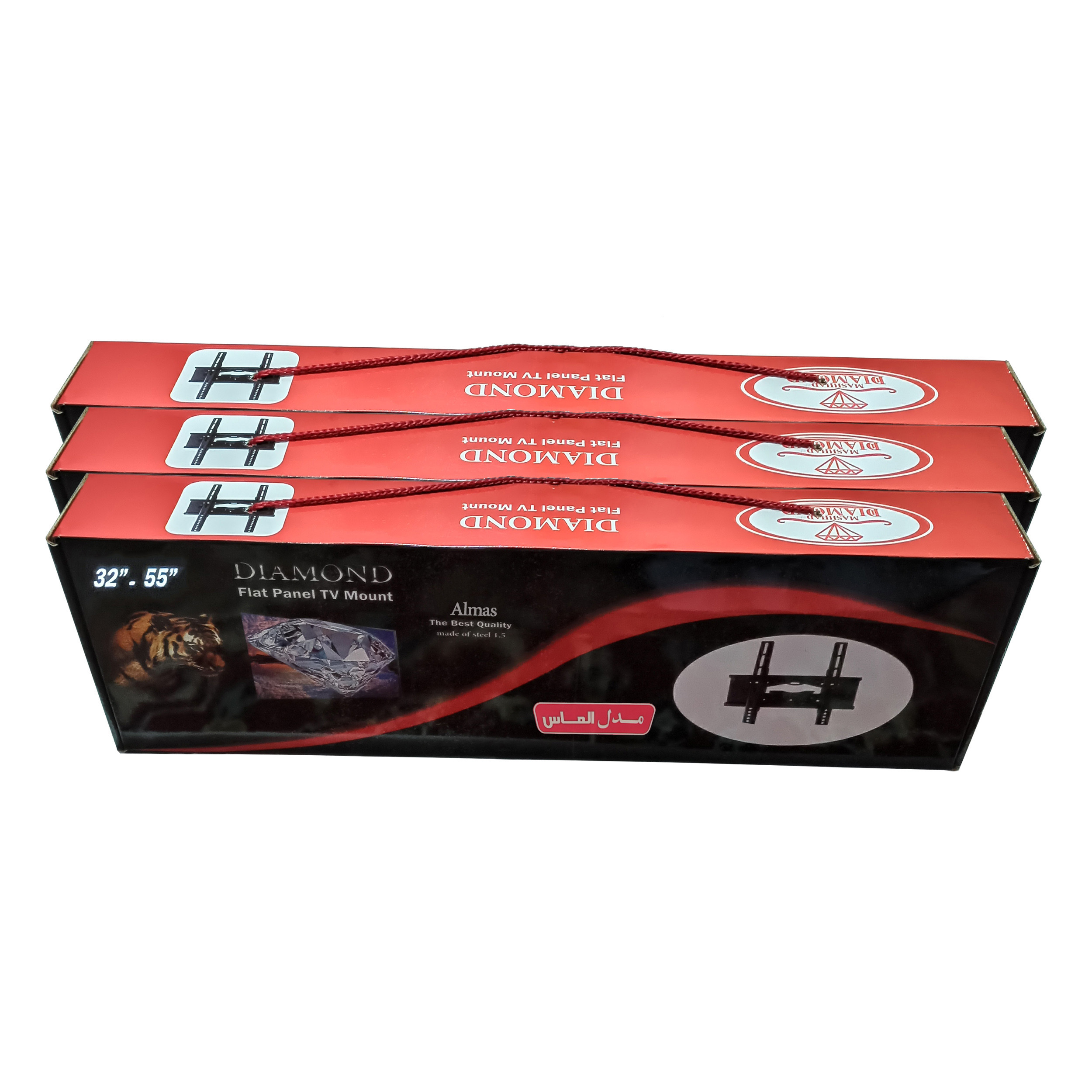 پایه دیواری دیاموند مدل الماس مناسب برای تلویزیون های 32 تا 55 اینچ