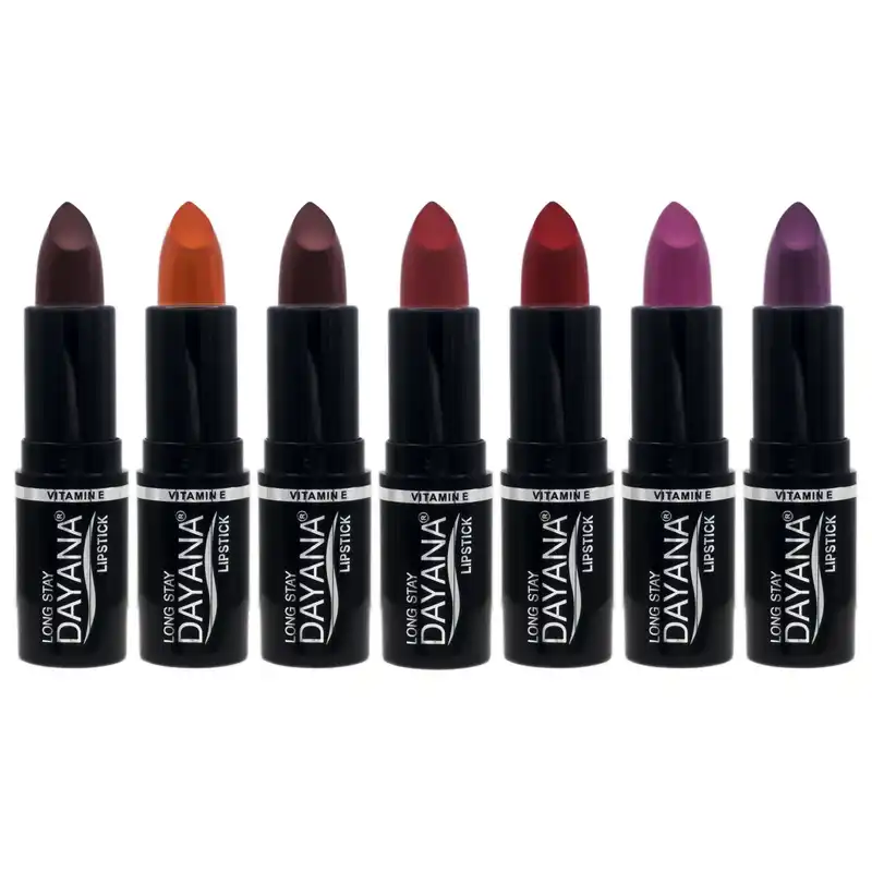 رژ لب جامد دایانا مدل Long Stay کد 32 مجموعه 7 عددی