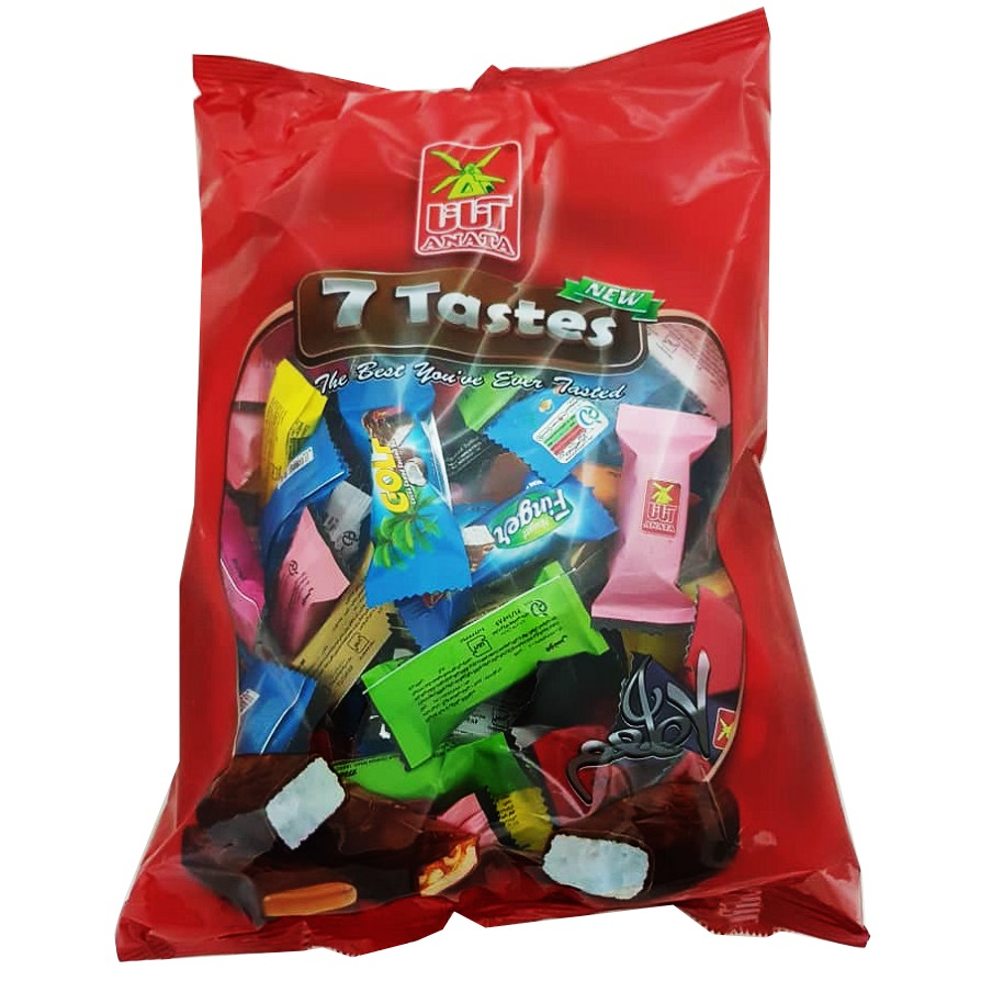 شکلات مخلوط هفت طعم آناتا - 750 گرم