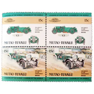 تمبر یادگاری طرح اتومبیل مدل SUPERCHARGED 1930 کد 04 مجموعه 4 عددی