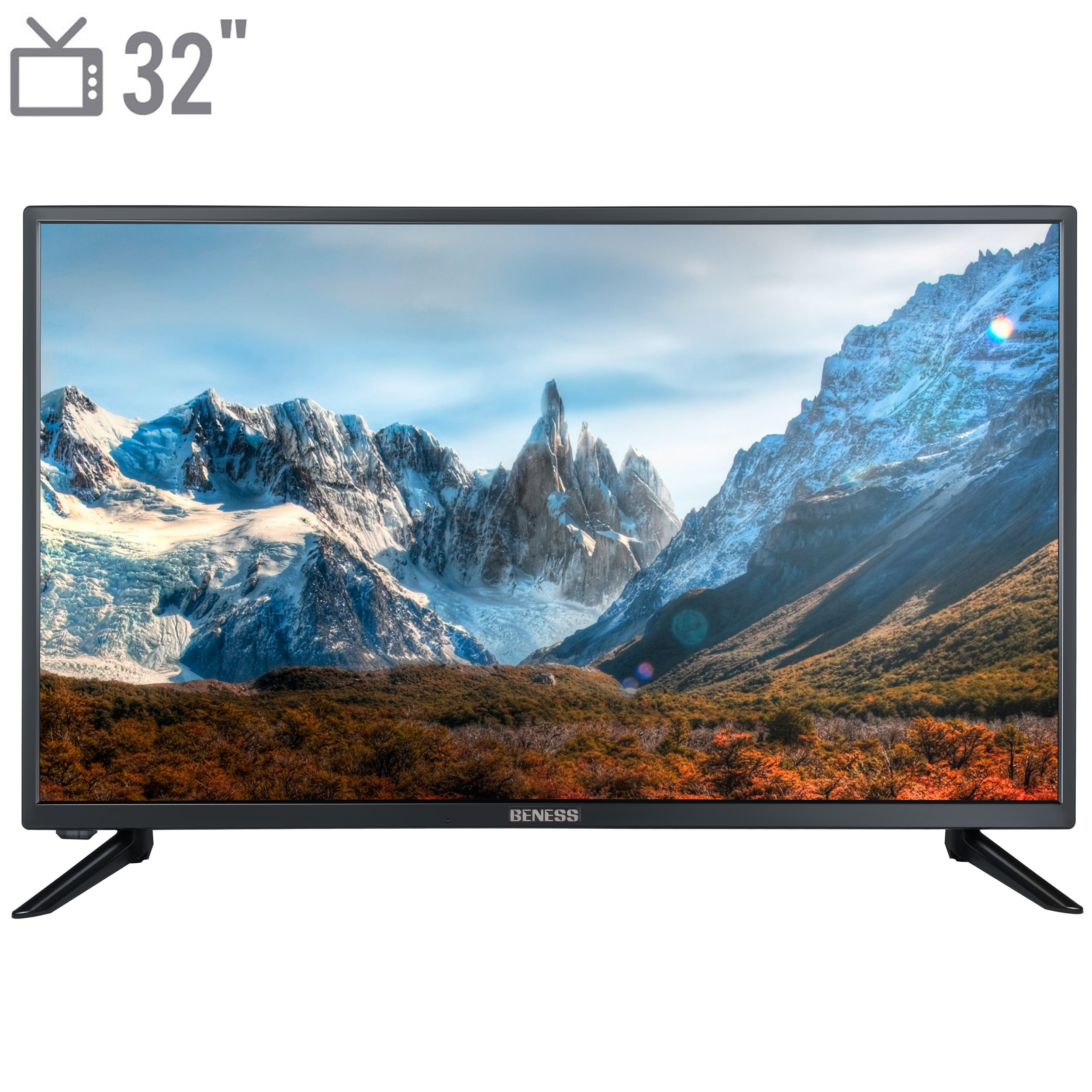 تلویزیون ال ای دی بنس مدل BS-3280-HBG سایز 32 اینچ