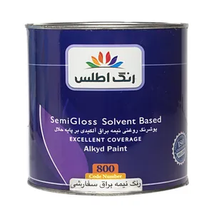 رنگ روغنی نیمه براق اطلس کد 45 وزن 4 کیلوگرم