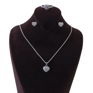  نیم ست نقره زنانه بازرگانی میلادی کد NTR_006