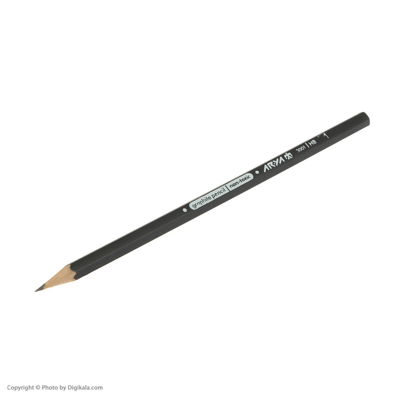 مداد مشکی آریا کد 3001 بسته 12 عددی در ارزانترین فروشگاه اینترنتی ایران ارزان